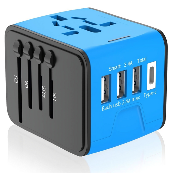 Universal Travel Adapter - Charge In Over 150 Countries!