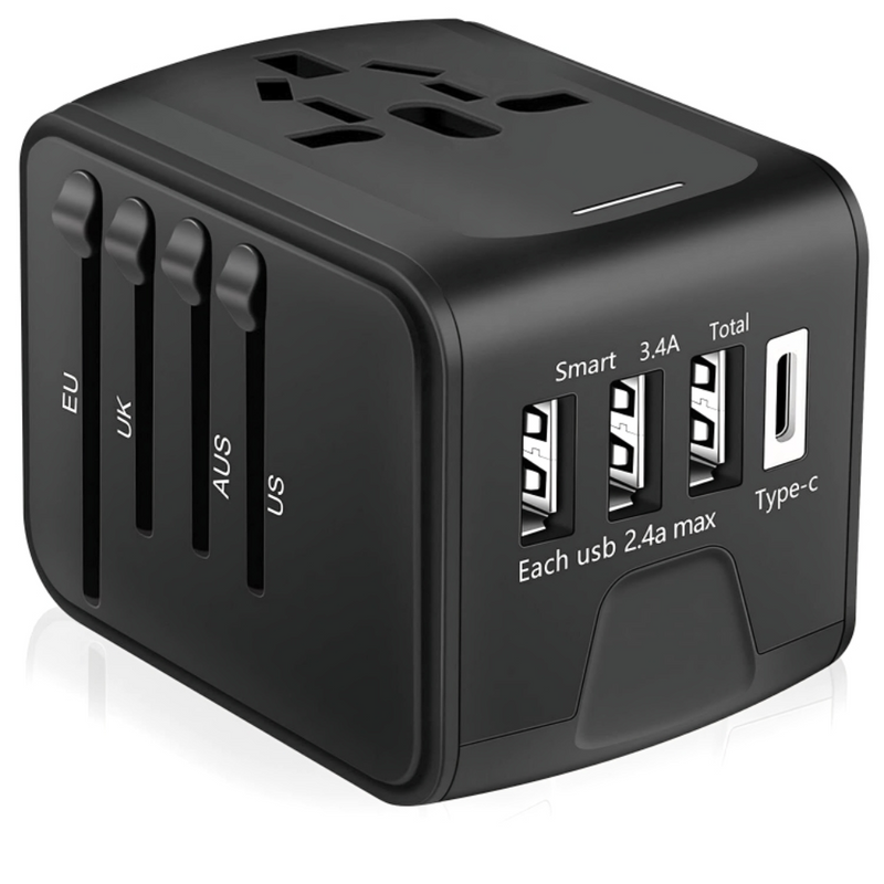 Universal Travel Adapter - Charge In Over 150 Countries!