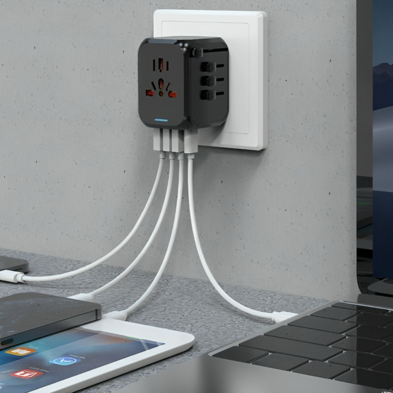 Universal Travel Adapter - Charge In Over 150 Countries!