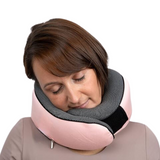 MEMORY-FOAM Travel Pillow + FREE Carry Bag