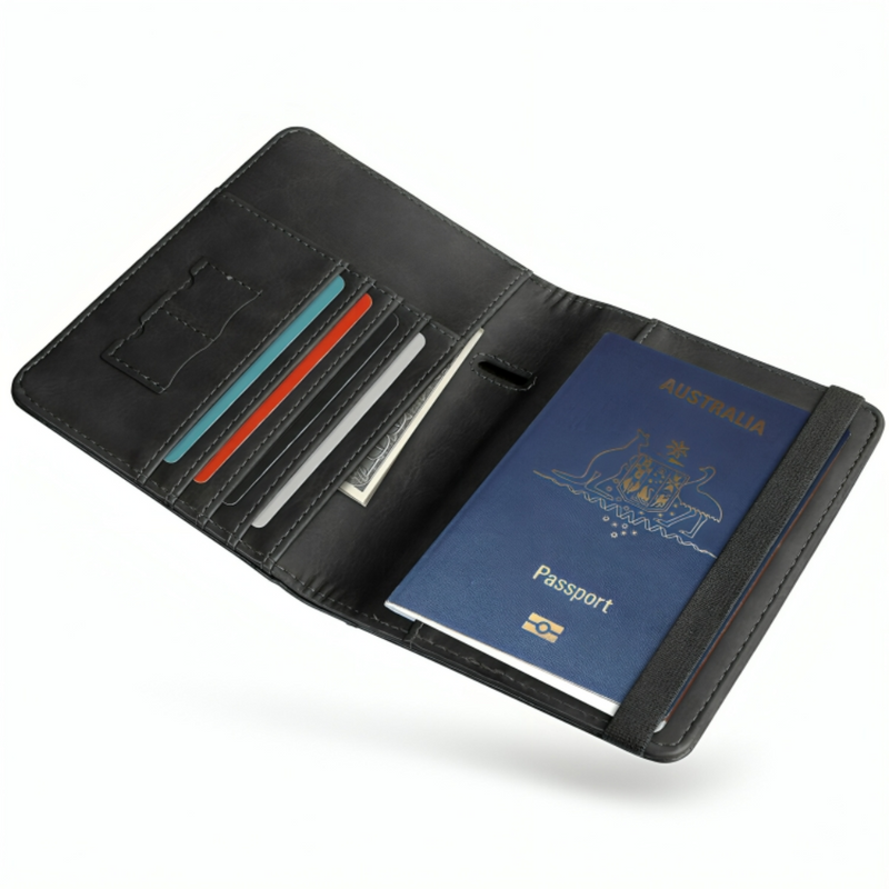 Travel Passport Wallet Holder