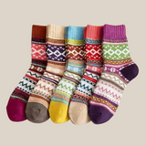 VINTAGE WOOL CREW SOCKS | PACK OF 5