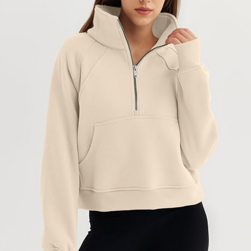 SARAH | HALF ZIP PULLOVER