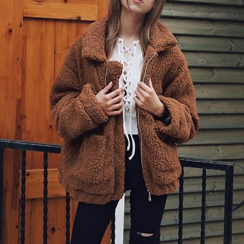 JADE | FAUX SHAGGY JACKET