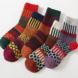 VINTAGE WOOL CREW SOCKS | PACK OF 5