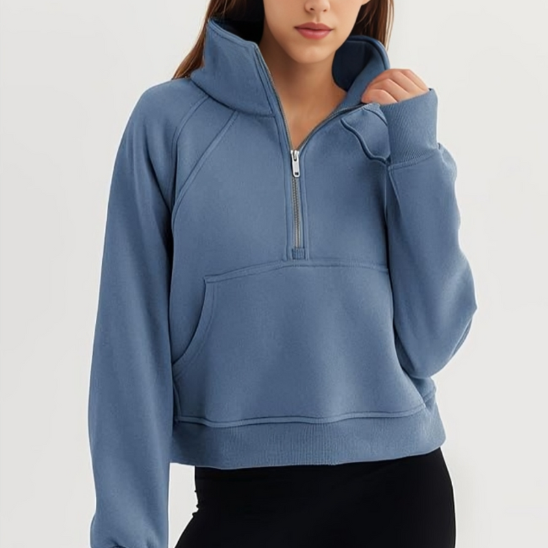 SARAH | HALF ZIP PULLOVER