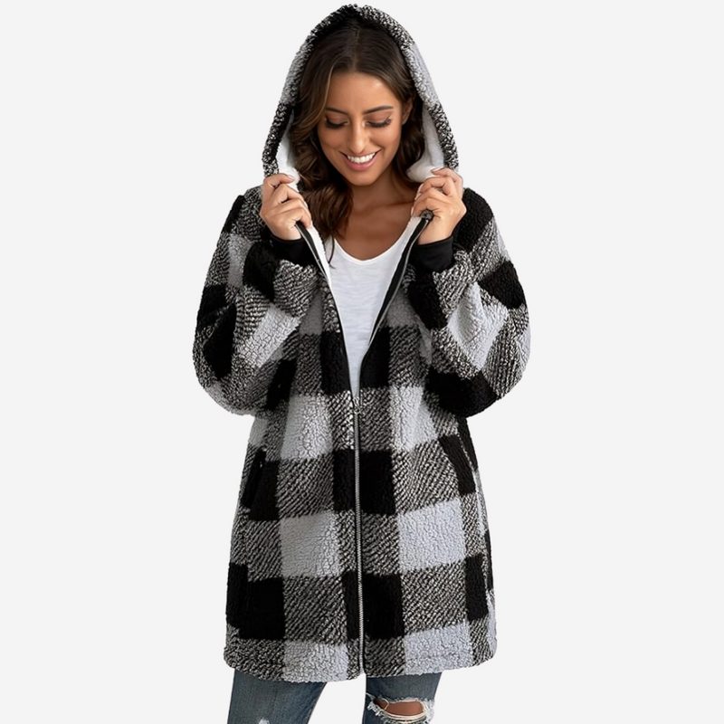 ELENA | SHERPA FLEECE COAT