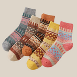 VINTAGE WOOL CREW SOCKS | PACK OF 5