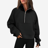 SARAH | HALF ZIP PULLOVER