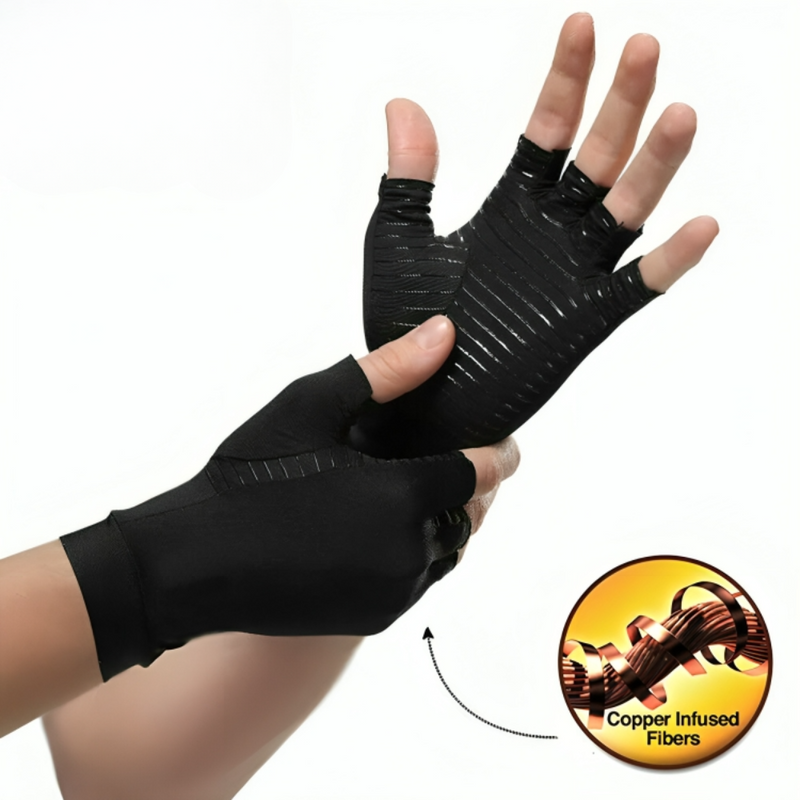 Copper Compression Gloves (Chronic Hand Pain Relief) - ONE PAIR