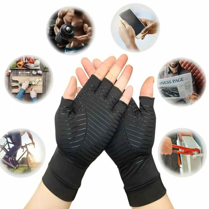 Copper Compression Gloves (Chronic Hand Pain Relief) - ONE PAIR